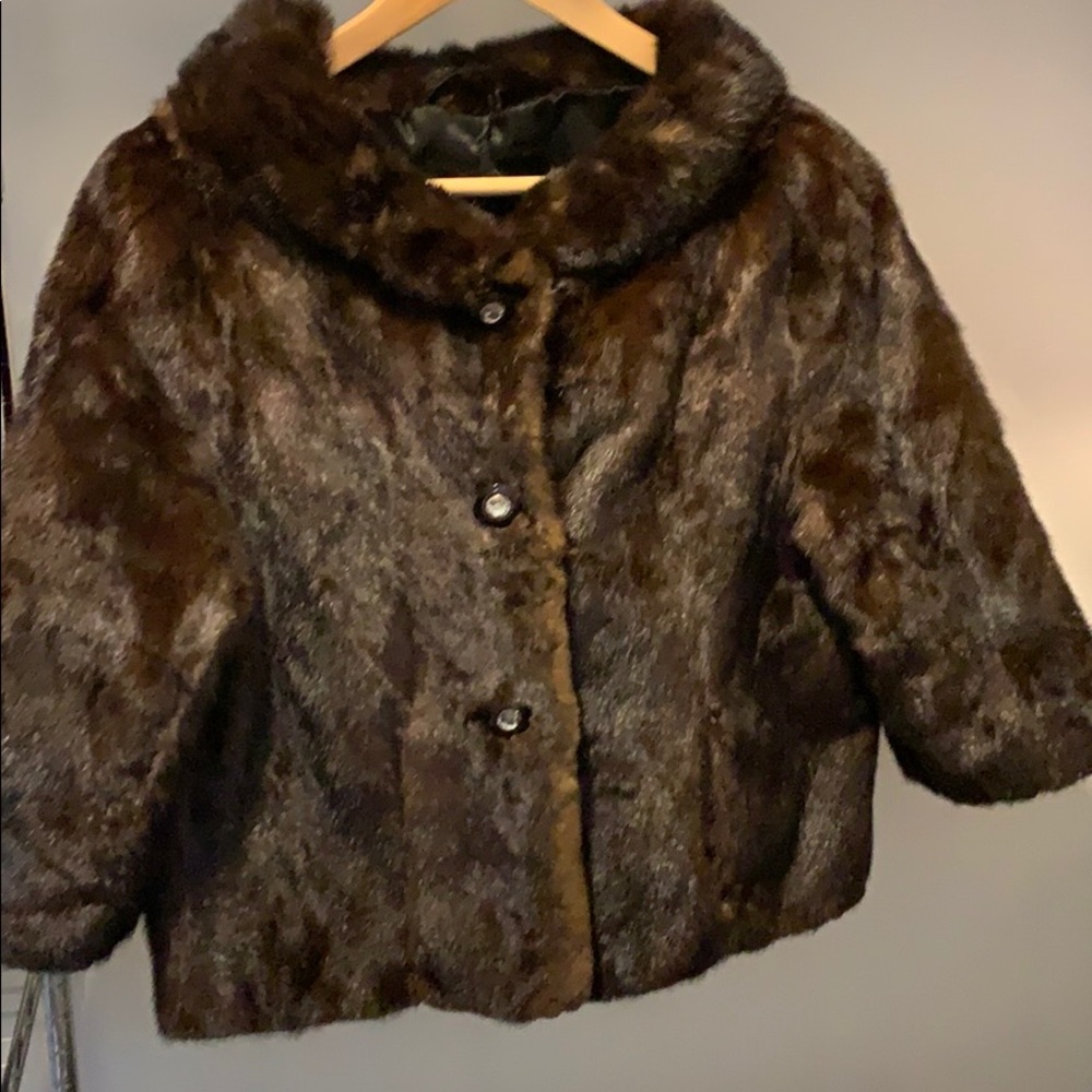 Used Mink Coat, some places need to be fixed